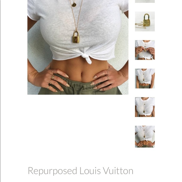 Louis Vuitton Jewelry - AUTHENTIC LOUIS VUITTON NECKLACE (vintage lock:)